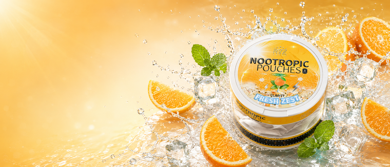 Kryze Citrus Mint caffeine pouches