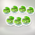 Seven Kryze Green Apple Mint nootropic caffeine pouch cans, 105 pouches total, one flavor