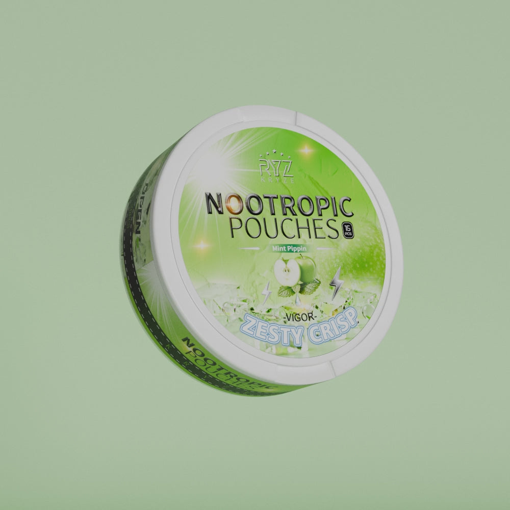 Kryze Green Apple Mint caffeine pouches product video